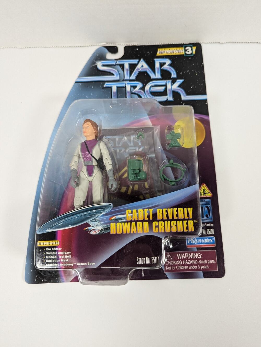 Playmates Star Trek CADET BEVERLY HOWARD CRUSHER Action Figure 1997 New Next Gen